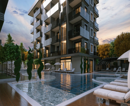 FLATS FOR SALE FROM CONSTRUCTION COMPANY IN ALANYA KARGIJAK ST