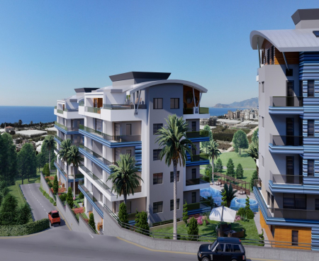 FLATS FOR SALE FROM CONSTRUCTION COMPANY IN ALANYA KARGIJAK ST